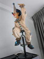 Te koop houten clown, Ophalen, Zo goed als nieuw