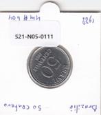 S21-N05-0111 Brazil 50 Centavos UNC 1988 KM604, Postzegels en Munten, Munten | Amerika, Zuid-Amerika, Verzenden