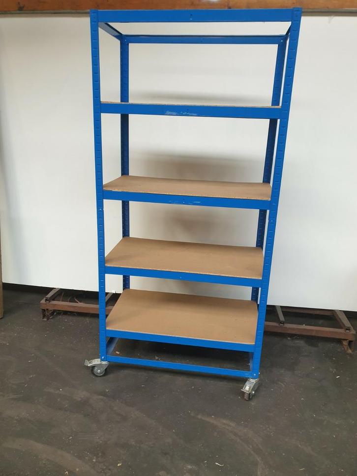 metalen stelling rivelo 8 x, Huis en Inrichting, Kasten | Stellingkasten, Gebruikt, Ophalen