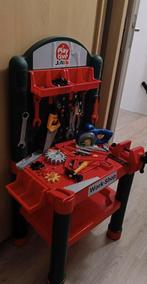Speelgoed werkbank met veel gereedschap, Ophalen, Gebruikt
