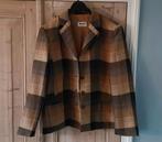 Hucke wollen blazer - Maat 44, Kleding | Dames, Jassen | Winter, Bruin, Maat 42/44 (L), Ophalen of Verzenden, Zo goed als nieuw