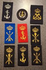 Lot Koninklijke Marine Emblemen ZIE FOTOS, Ophalen of Verzenden, Marine, Nederland, Embleem of Badge