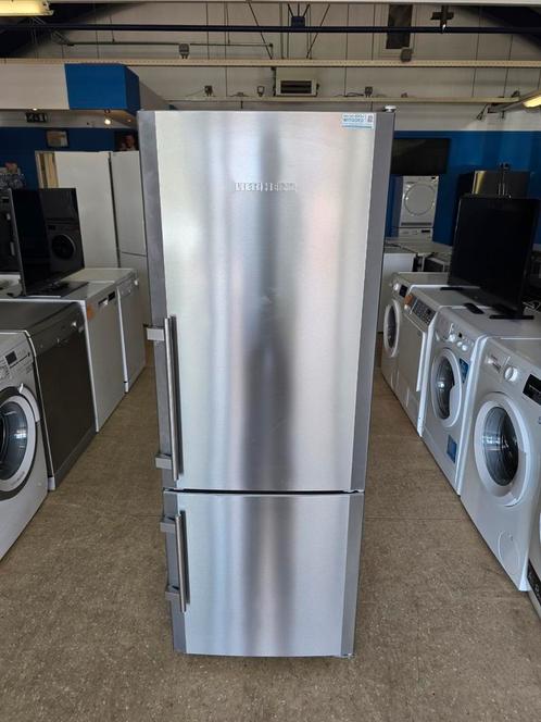Liebherr koelvriescombinatie. Rvs. A++. Gratis thuis!, Witgoed en Apparatuur, Koelkasten en IJskasten, Zo goed als nieuw, Met aparte vriezer
