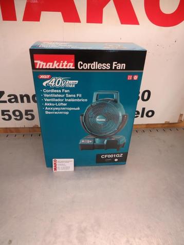 Makita CF001GZ 40 V Max Ventilator zonder accu's en lader beschikbaar voor biedingen