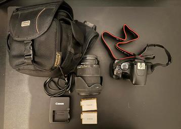 Canon EOS 450D met Sigma 18-200 mm lens beschikbaar voor biedingen