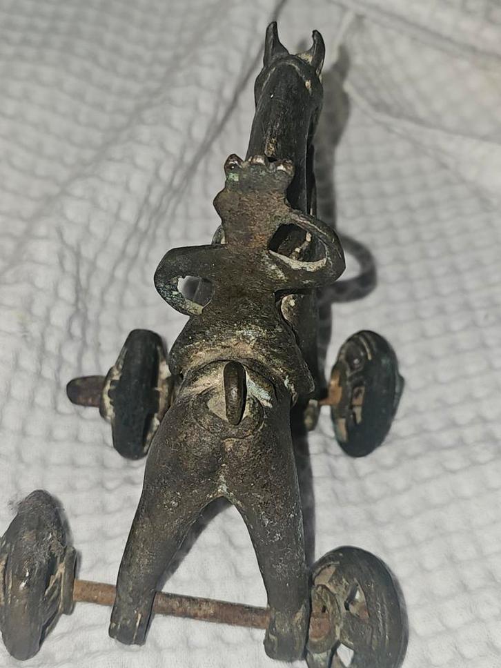 Romeins bronzen paardbeeld, Antiek en Kunst, Antiek | Overige Antiek, Ophalen of Verzenden