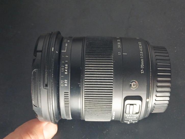 Sigma 17-70mm f2.8 f4 C, Audio, Tv en Foto, Fotografie | Lenzen en Objectieven, Zo goed als nieuw, Macrolens, Zoom, Ophalen
