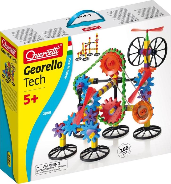 Bouwset Georello Tech 266-delig, Kinderen en Baby's, Speelgoed | Educatief en Creatief, Zo goed als nieuw, Bouwen, Taal en Lezen