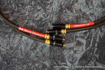 Tellurium Q Black Diamond RCA, 1.0 Meter, Incl Verpakking beschikbaar voor biedingen