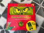slaapmasker met sokken van The Grinch, Slaapmasker met sokken van The Grinch, Nieuw, Ophalen of Verzenden, Emmen