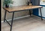 Tafel visgraat 200x90 cm, Huis en Inrichting, Tafels | Sidetables, Ophalen, 200 cm of meer, Zo goed als nieuw, 25 tot 50 cm