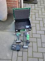 Hikoki Boor- en Schroefmachine + Slijptol, Doe-het-zelf en Verbouw, Gereedschap | Boormachines, Variabele snelheid, Ophalen of Verzenden