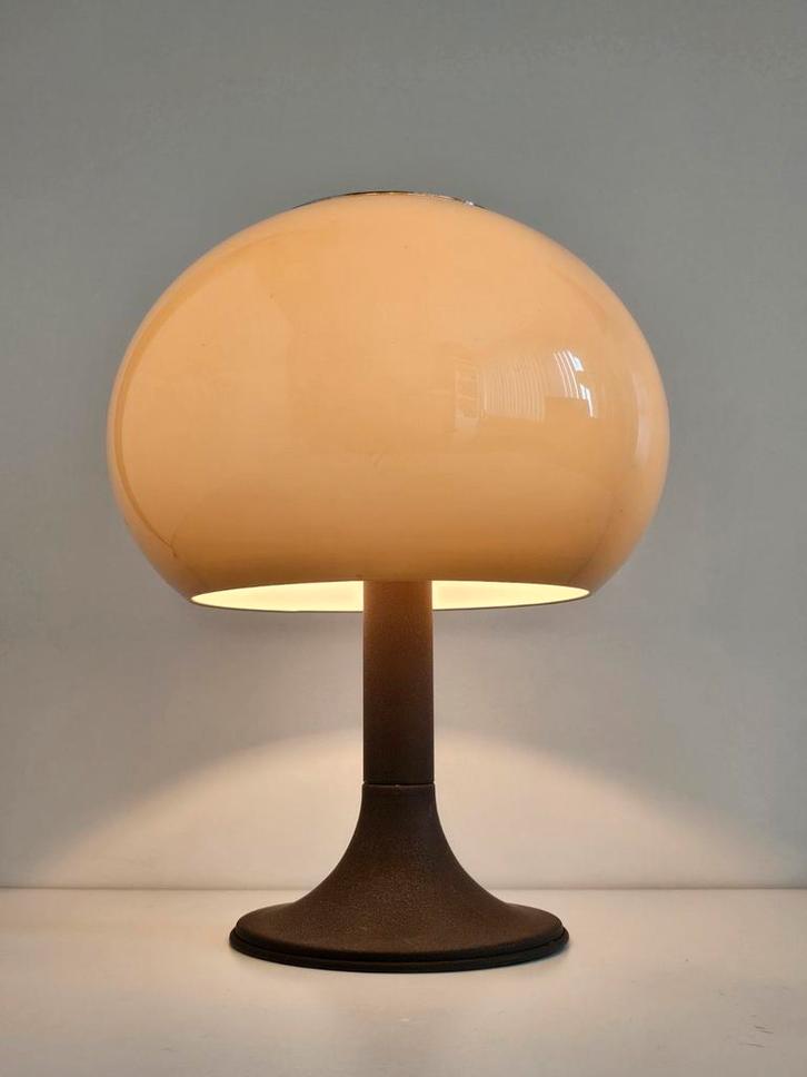 Dijkstra Holland mushroom space-age tafellamp 70er jr., Antiek en Kunst, Curiosa en Brocante, Ophalen of Verzenden