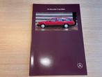 Folder Mercedes-Benz S124 1990 (200TD, 300TE), Ophalen of Verzenden, Zo goed als nieuw, Mercedes