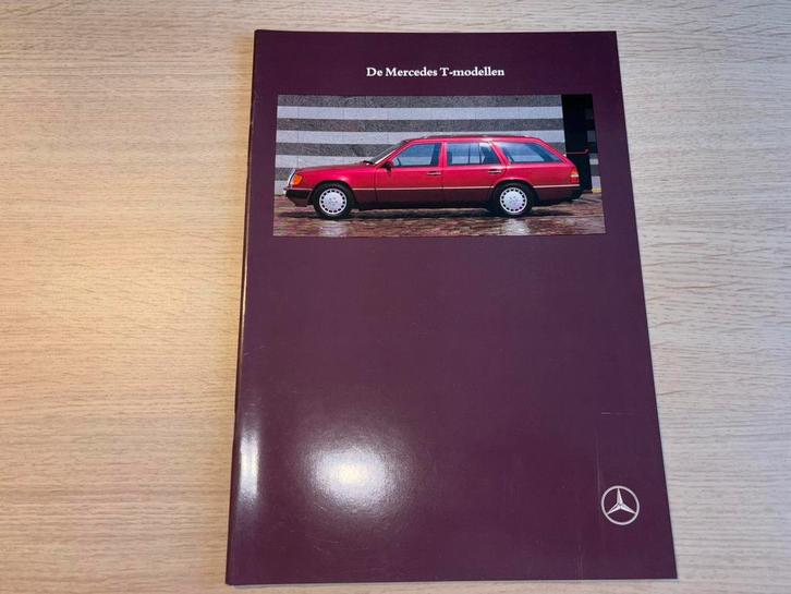 Folder Mercedes-Benz S124 1990 (200TD, 300TE), Boeken, Auto's | Folders en Tijdschriften, Zo goed als nieuw, Mercedes, Ophalen of Verzenden