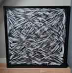 Abstract schilderij 109 x 109 bekende schilder kunstenaar, Antiek en Kunst, Kunst | Schilderijen | Abstract, Ophalen