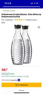 Sodastream glazen flessen / karaffen, Witgoed en Apparatuur, Ophalen of Verzenden, Zo goed als nieuw