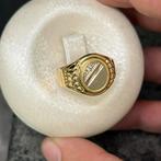 14k gouden ring zegelring prachtig model, Ophalen of Verzenden