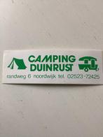 Sticker Camping Duinrust in Noordwijk, Verzenden, Zo goed als nieuw