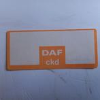 Leuke oude sticker.  DAF ckd., Ophalen of Verzenden, Zo goed als nieuw, Overige typen