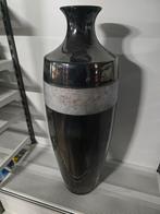 Grote Zwarte Vaas, Huis en Inrichting, Woonaccessoires | Vazen, Ophalen, Zwart, Aardewerk of Porselein, Nieuw
