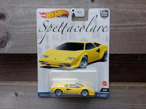 Lamborghini Countach LP 5000 QV Hotwheels RealRiders, Hobby en Vrije tijd, Modelauto's | Overige schalen, Nieuw, Auto, Ophalen