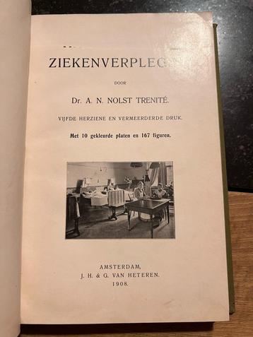 Handboek der ziekenverpleging - Dr. A.N. Nolst *1908* beschikbaar voor biedingen