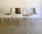 4x Scab Design Zebra Stoel Taupe, Huis en Inrichting, Stoelen, Ophalen, Modern design, Overige kleuren, Nieuw