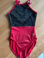 Turnpakje Sparkle & Dream - mouwloos met bijpassend broekje, Sport en Fitness, Turnen, Ophalen, Gebruikt, Turnpak(je), Rood