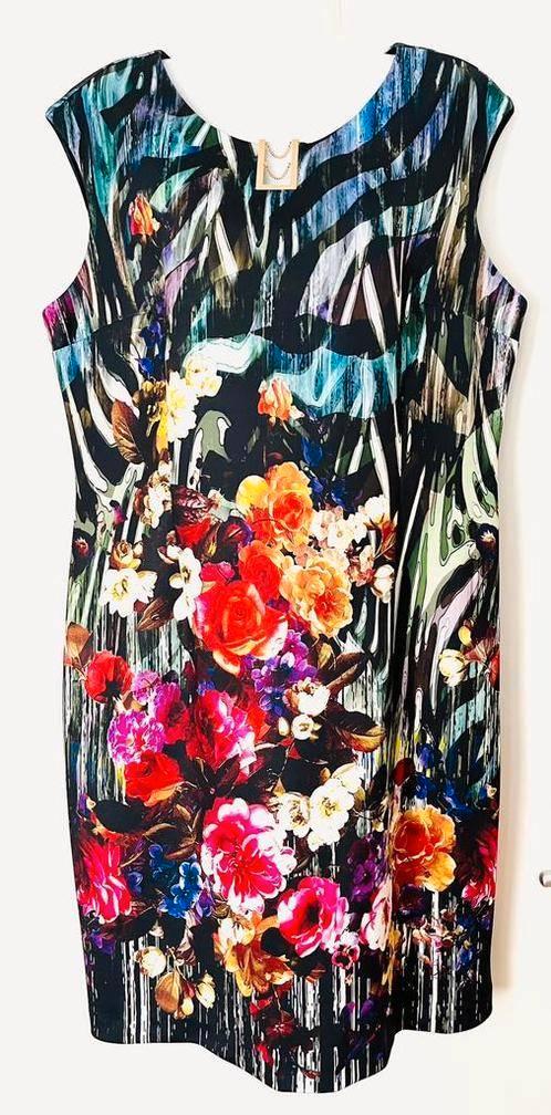 Joseph Ribkoff fleurige jurk maat 46 [vj], Kleding | Dames, Jurken, Nieuw, Maat 46/48 (XL) of groter, Overige kleuren, Knielengte