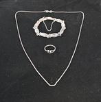 Zilveren sieraden Siam armband - ketting - kinderring, Ophalen of Verzenden, Zilver, Overige typen