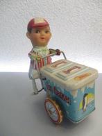 Antiek mechanische speelgoed  ijsco mannetje met kar, Antiek en Kunst, Antiek | Speelgoed, Ophalen of Verzenden