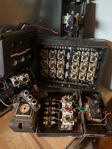 Vintage Schakelkasten - Jaren 60 beschikbaar voor biedingen