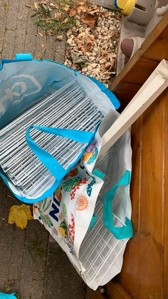 Draadkubus kooi onderdelen, Dieren en Toebehoren, Knaagdieren en Konijnen | Hokken en Kooien, Gebruikt, Kooi, Minder dan 60 cm