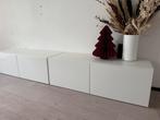 2x Ikea Besta kastje wit, Huis en Inrichting, Kasten | Televisiemeubels, Ophalen, 50 tot 100 cm, Zo goed als nieuw, Minder dan 100 cm