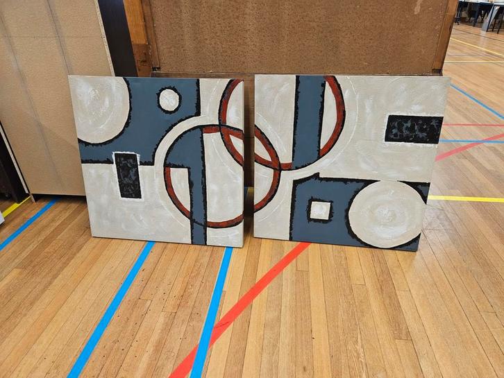 Schilderijen Beatrix Laanen, Antiek en Kunst, Kunst | Schilderijen | Abstract, Ophalen