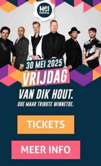 8 tickets Mei festival Wijk aan Zee, Tickets en Kaartjes, Drie personen of meer