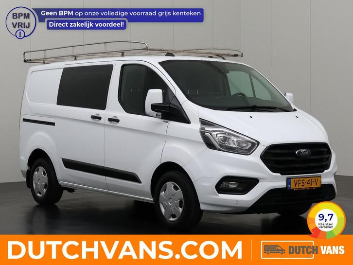 Ford Transit Custom 2.0TDCI Imperiaal | Trekhaak | Multimedi, Auto's, Bestelauto's, Te koop, ABS, Achteruitrijcamera, Airconditioning