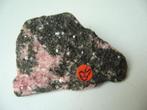 Rhodoniet ruwe brokken edelsteen mineraal brok 58gr, Ophalen of Verzenden, Mineraal