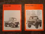 Folder Unimog U1000 & U1300 Brochures, Ophalen of Verzenden, Gelezen, Mercedes, Mercedes-Benz