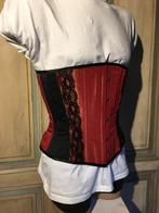Oranje corset met metalen baleinen maat S/M, Ophalen of Verzenden, Nieuw, Maat 48/50 (M), Oranje