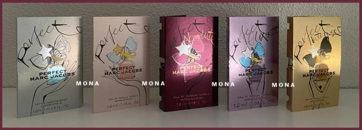 Perfect set 5 parfum samples proefjes testers monsters, Sieraden, Tassen en Uiterlijk, Uiterlijk | Parfum, Nieuw, Verzenden