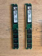 2x 2GB DDR2 geheugen - Kingston KVR800D2N6/2G, Computers en Software, RAM geheugen, Gebruikt, Ophalen of Verzenden, DDR2, Desktop
