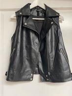 Gilet leer, Kleding | Dames, Jassen | Zomer, Zwart, Ophalen of Verzenden, Zo goed als nieuw, Maat 36 (S)