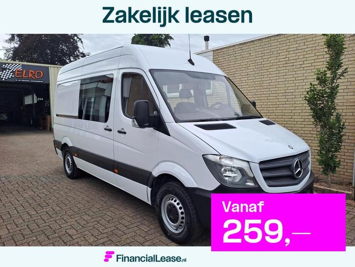 Mercedes-Benz Sprinter 314 2.2 CDI 366 L2 H2 Dubbelcabine, Auto's, Bestelauto's, Bedrijf, Lease, Financial lease, ABS, Achteruitrijcamera
