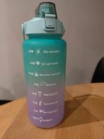 Motiverende waterfles | 2L, Ophalen of Verzenden, Zo goed als nieuw