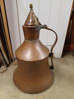 Grote oude koperen kan / pot, Ophalen