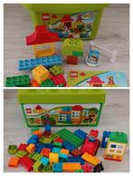 LEGO Duplo 4624 en 10572 (2x opbergdoos met inhoud), Complete set, Duplo, Ophalen of Verzenden, Zo goed als nieuw