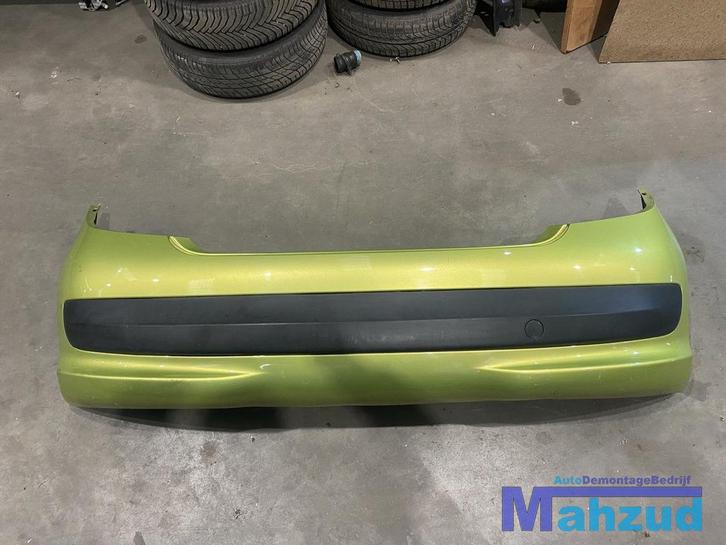 PEUGEOT 207 Groen KAR achterbumper bumper achter, Auto-onderdelen, Carrosserie en Plaatwerk, Bumper, Peugeot, Achter, Gebruikt