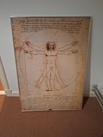 Vitruviusman - Leonardo da Vinci - Print, Ophalen, Oorspronkelijke maker, 75 cm of meer, 50 tot 75 cm